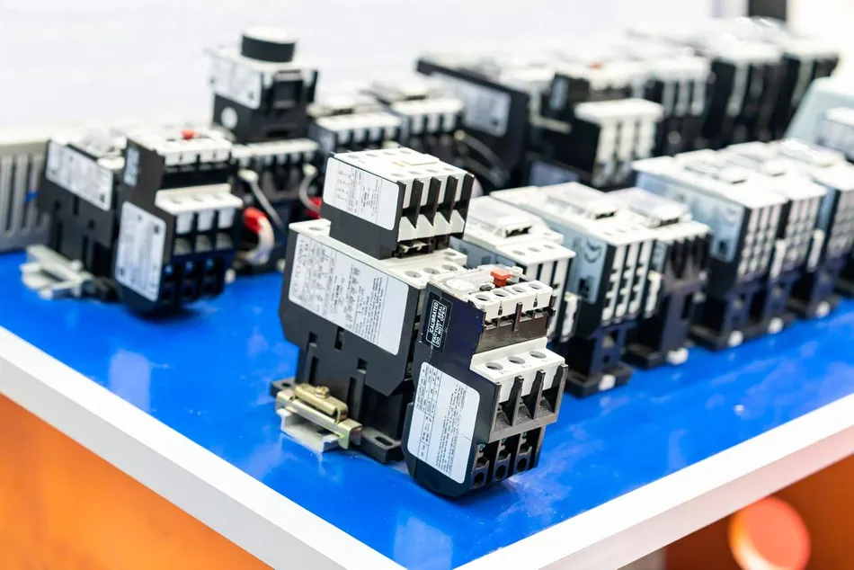 Contactors and relays for electric equipment motor starter control and industrial machines