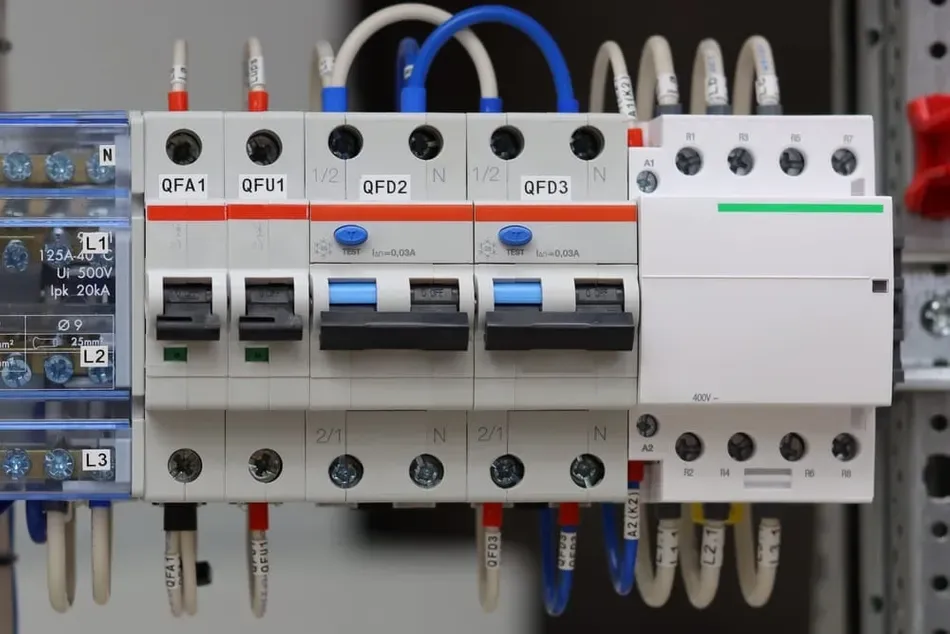 Electromagnetic contactor switch used in an industry
